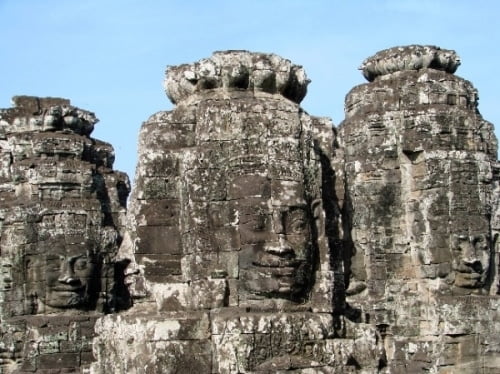 Temple Bayon à Angkor Thom (voyage 2007)