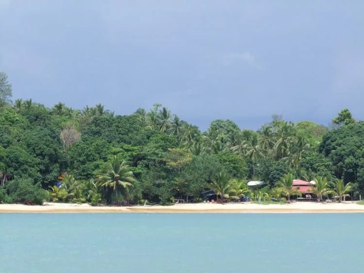 leaving koh chang island - ranong - thailand