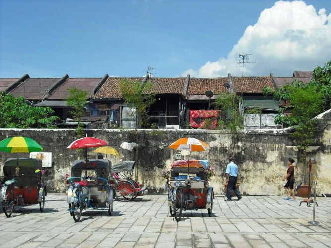 trishaws court khoo kongsi penang malaysia