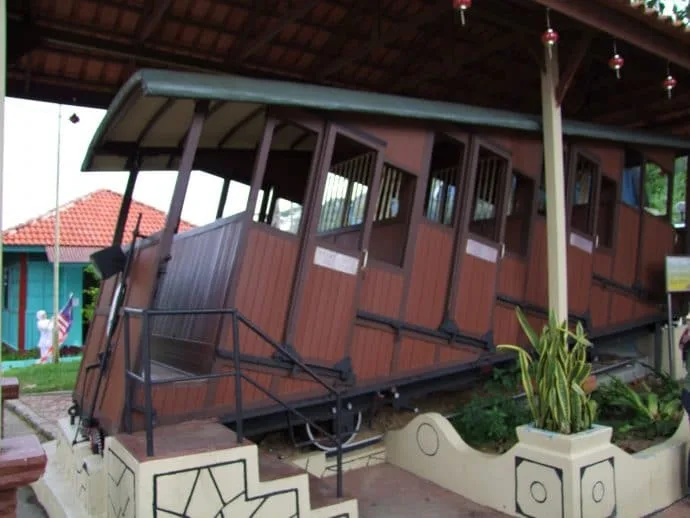 old funicular wagon penang hill malaysia