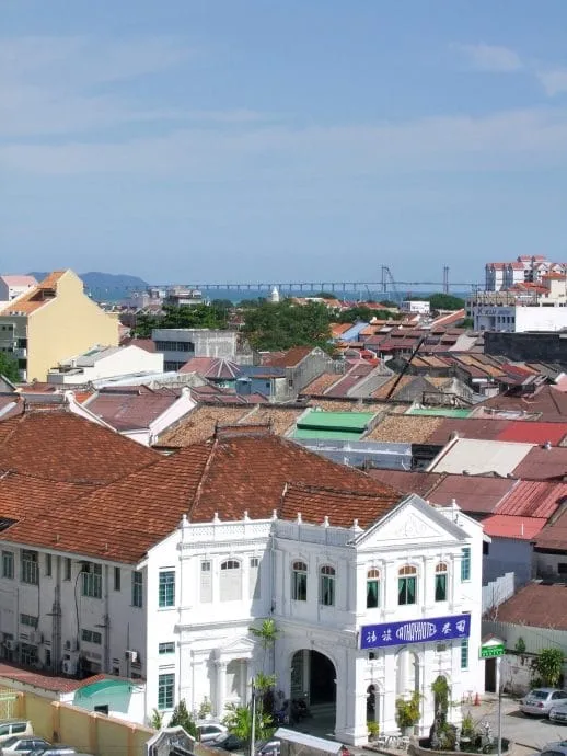 cathay hotel and view of penang malaysia