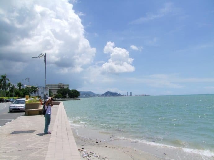 front de mer nord est penang malaisie