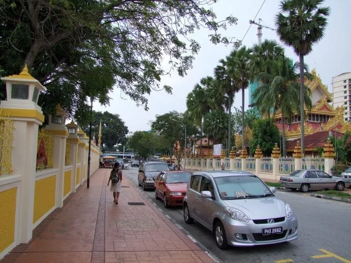 lorong burma buddhist temples penang malaysia