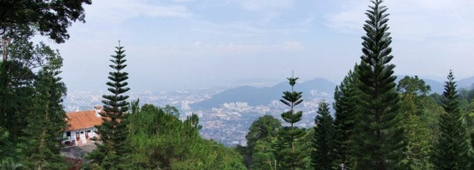 panorama ile penang malaisie