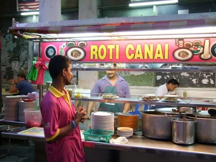 roti canai jalan penang malaysia