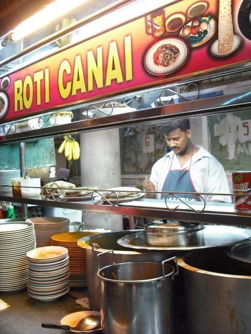 roti canai penang malaisie