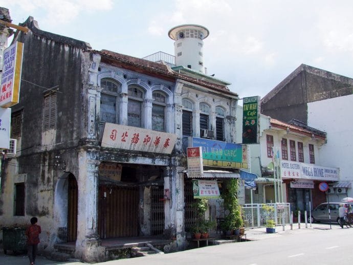 rue charmante chulia street penang malaisie