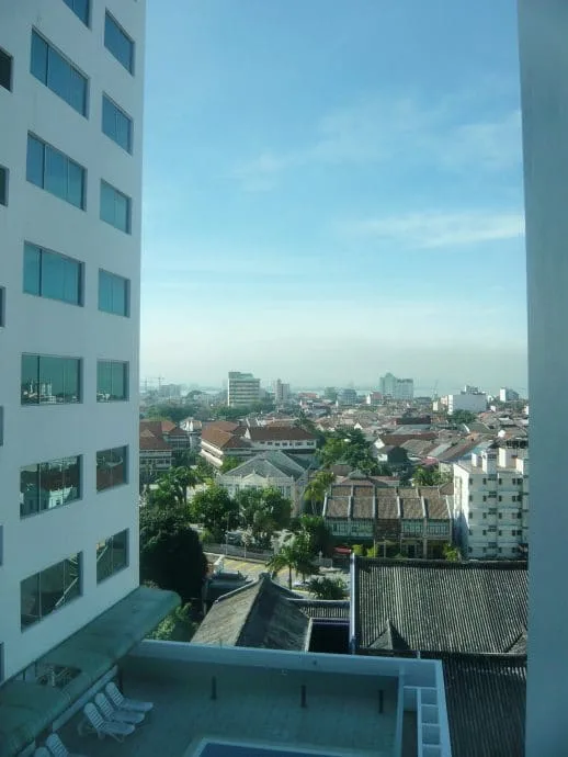 continental penang hotel room view