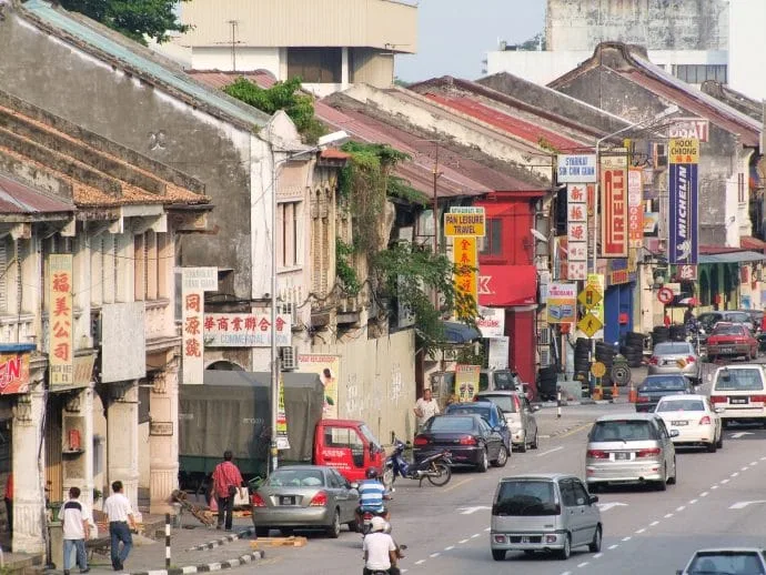 view of jalan dr lim chwee leong penang