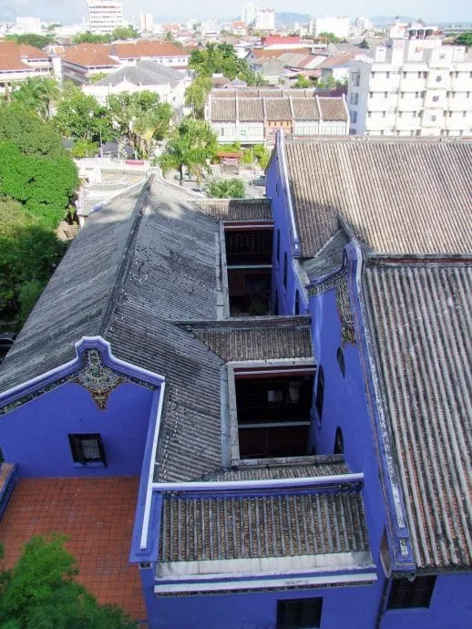 roof view indigo house cheong fatt tze mansion penang