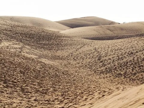 mui ne - deserted red dunes - vietnam