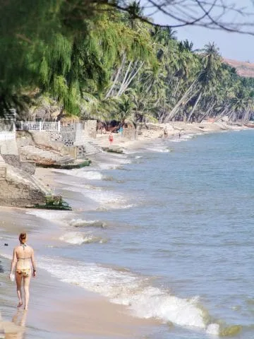 narrow beach mui ne - vietnam