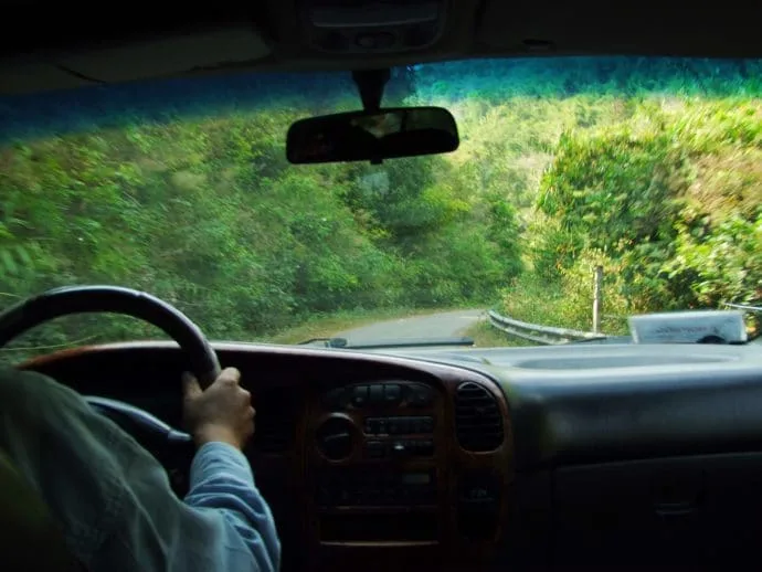 minivan trip to dalat