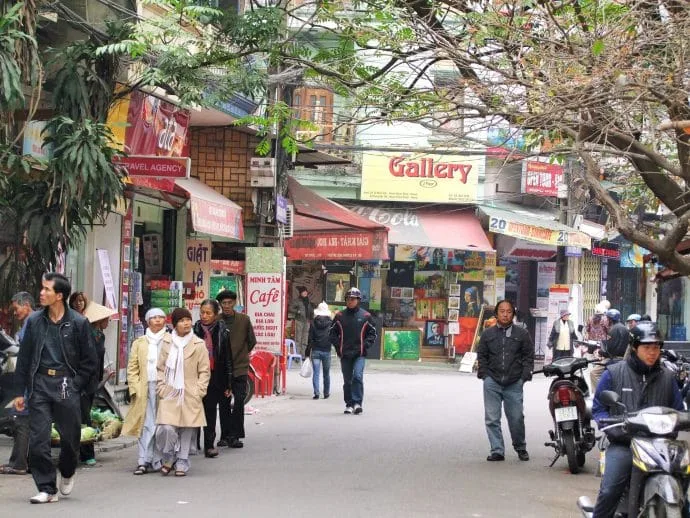 hanoi street - vietnam 2010