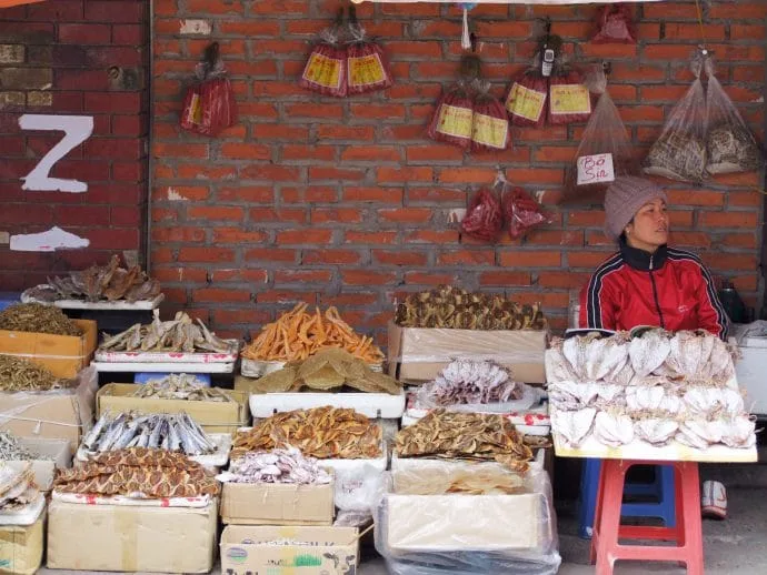 hanoi street market - vietnam 2010