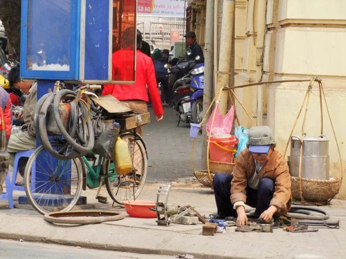 hanoi street - vietnam 2010