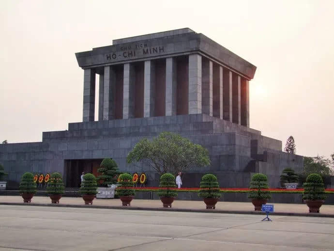 Ho Chi Minh Mausoleum in Hanoi - Vietnam