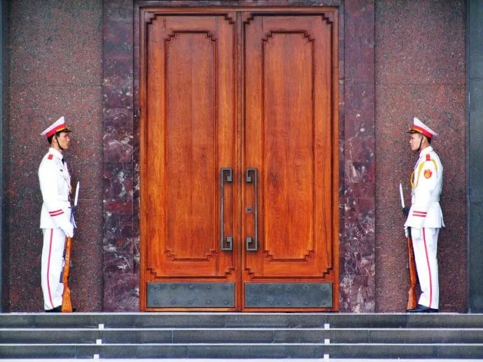Ho Chi Minh Mausoleum in Hanoi - Vietnam