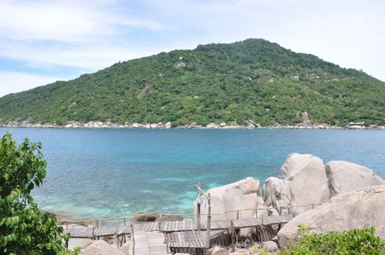 ko tao from ko nang yuan - thailand