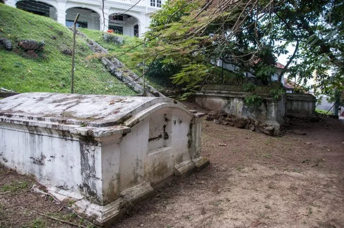 cimetiere colline eglise st paul - malacca