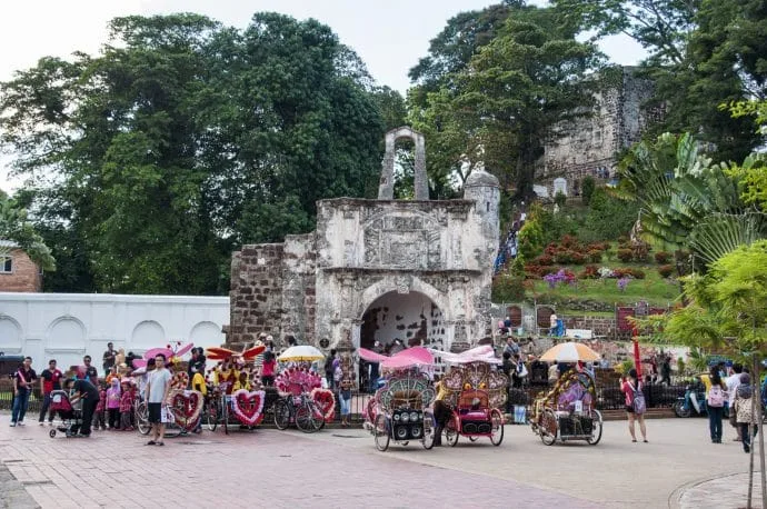 fort a famosa - malacca - malaisie