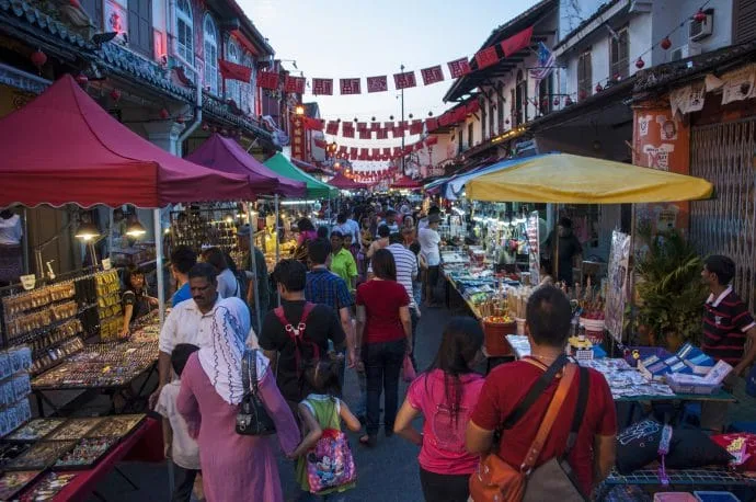 jonker walk - malacca - malaisie