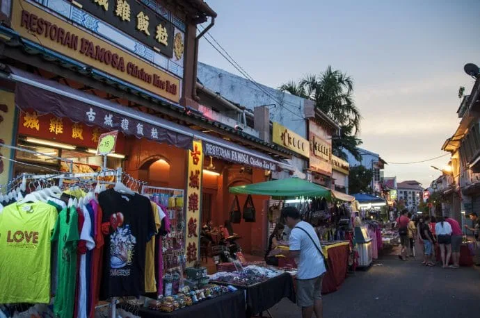 jonker walk - malacca - malaisie