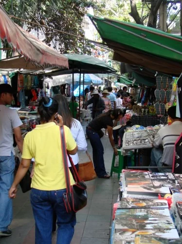 Vendors on Sukhumvit Street Bangkok