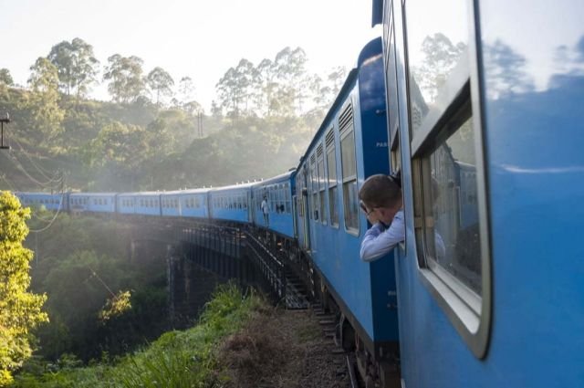 Sri Lanka - train Nuwara Eliya