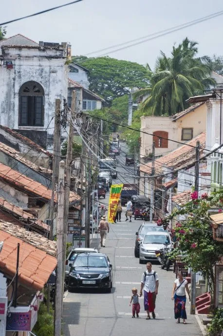 Galle fort street - sri lanka