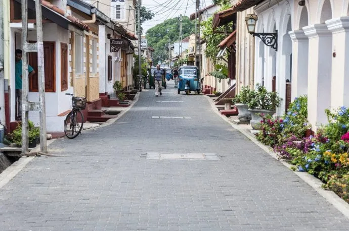 Galle Street - Sri Lanka