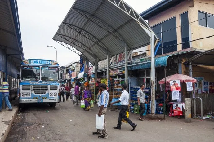 colombo galle bus terminal - sri lanka