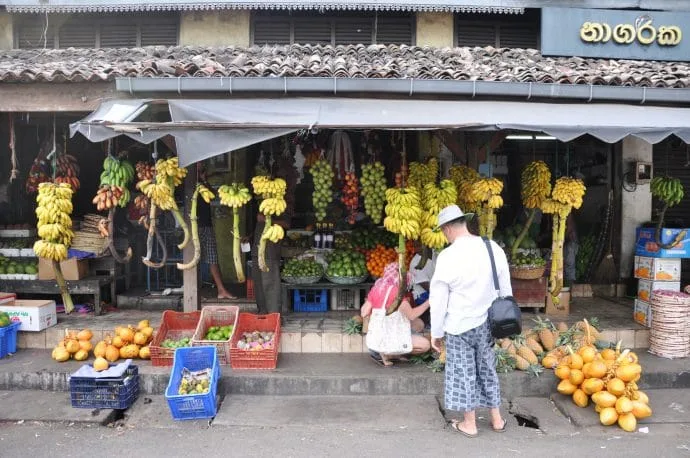 galle market - sri lanka