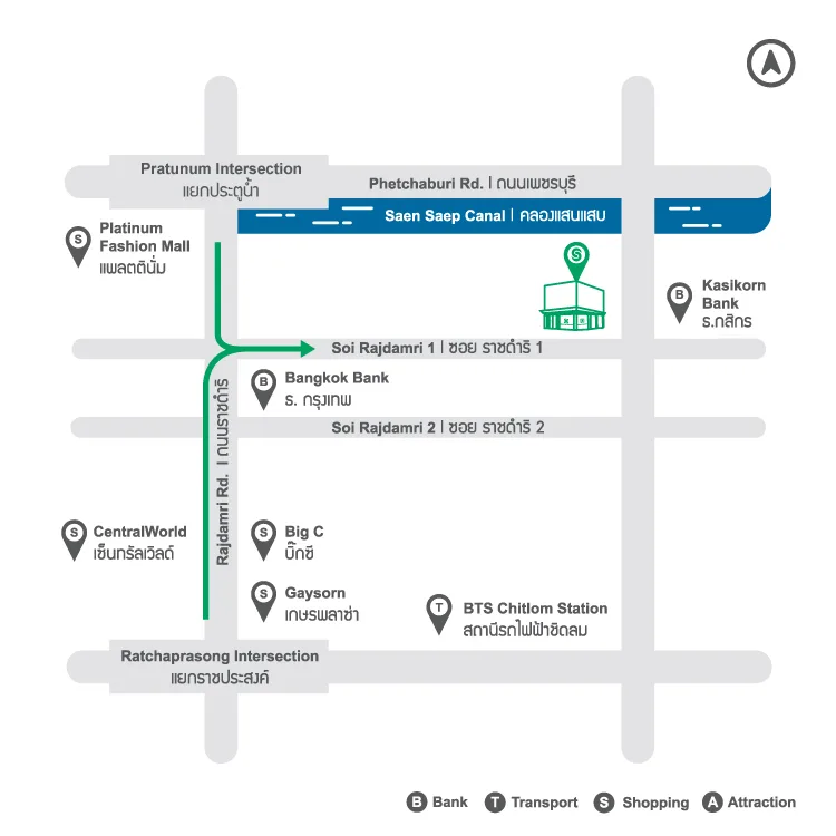 map superrich bangkok ratchadamri soi 1