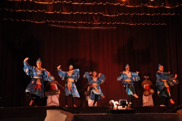 peacock dance or mayura wannama - kandy - sri lanka