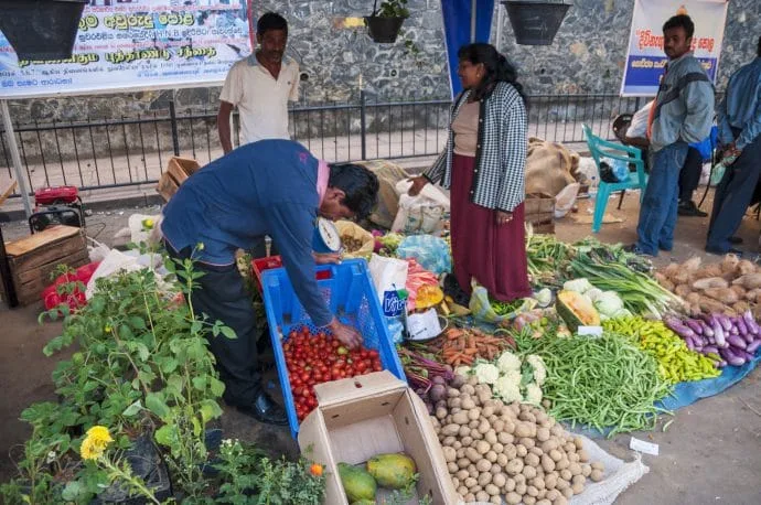 nuwara eliya market - sri lanka