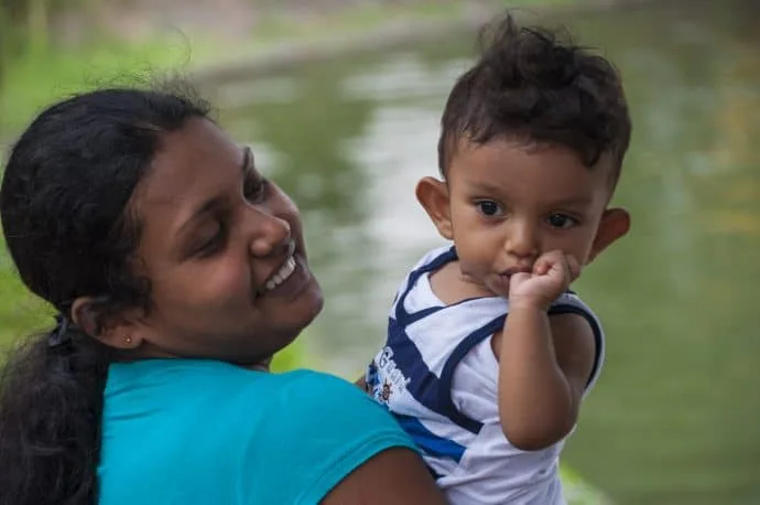 portrait by the lake kandy - sri lanka