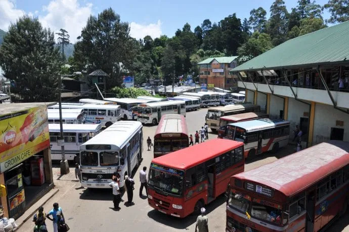 nuwara eliya bus station - sri lanka