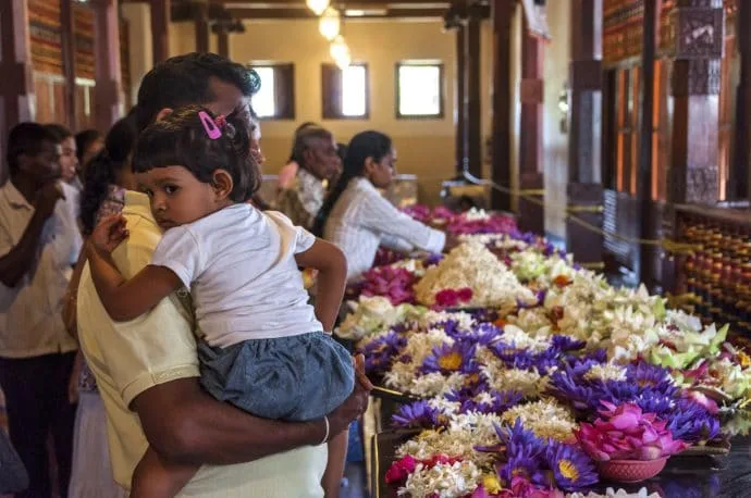 temple of the tooth - kandy - sri lanka