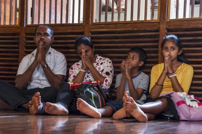 temple of the tooth - kandy - sri lanka