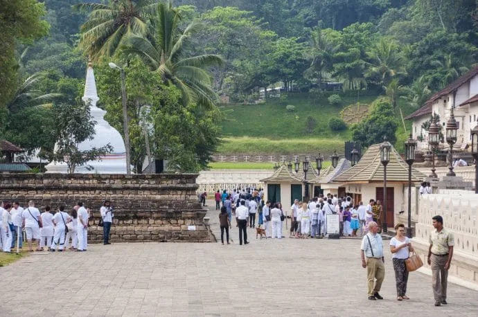 temple of the tooth - kandy - sri lanka
