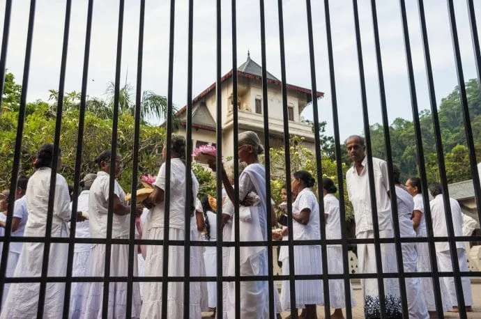 temple of the tooth - kandy - sri lanka