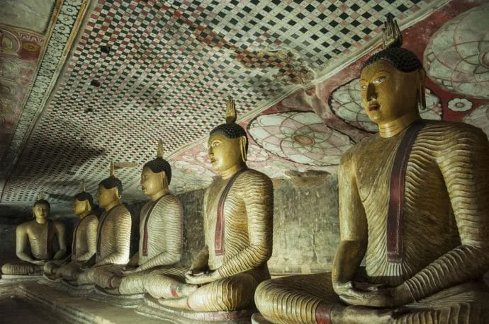 dambulla caves - sri lanka