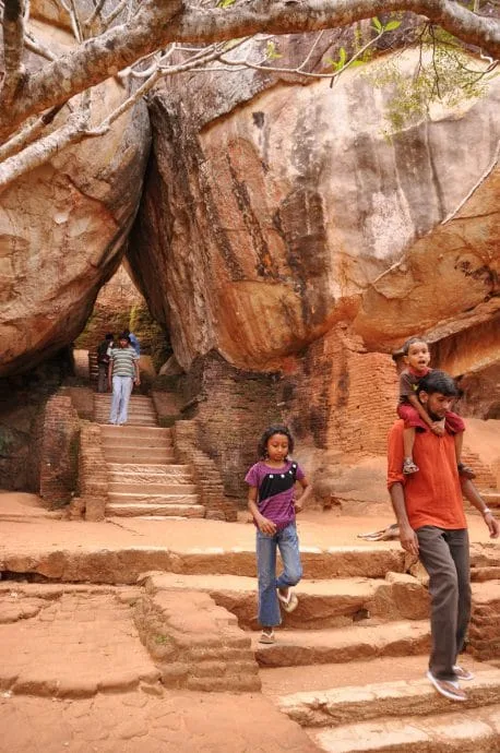 lion rock - sigiriya - sri lanka
