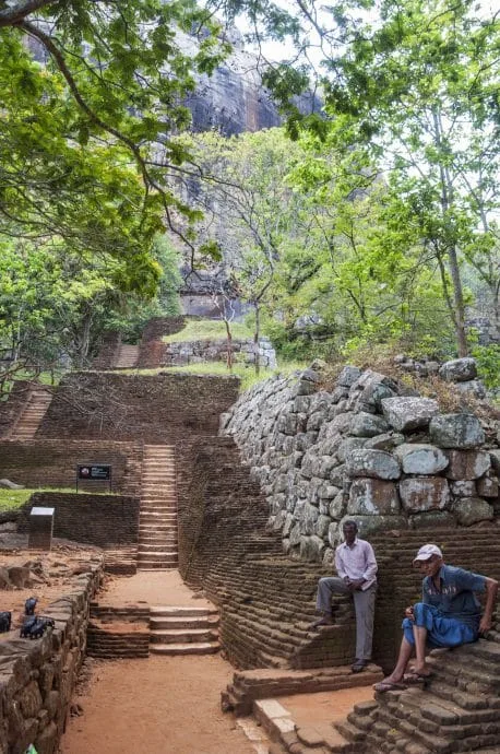lion rock - sigiriya - sri lanka