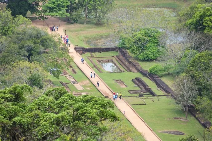 lion rock - sigiriya - sri lanka