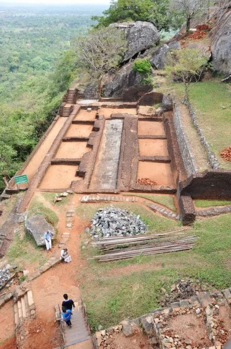 lion rock - sigiriya - sri lanka