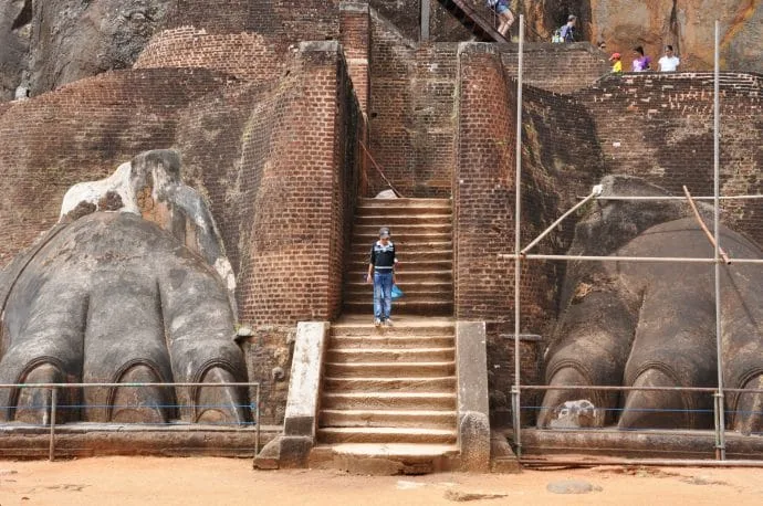 lion rock - sigiriya - sri lanka