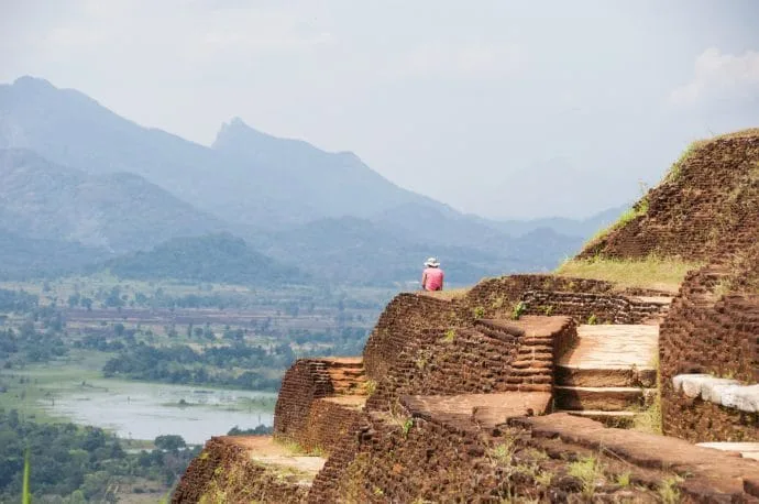 lion rock - sigiriya - sri lanka