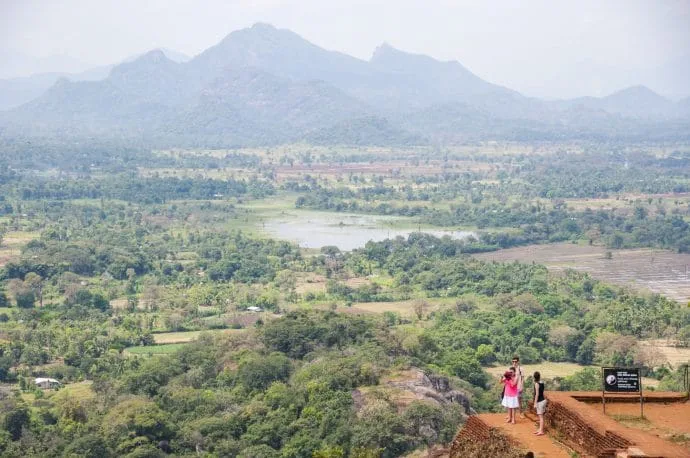 lion rock - sigiriya - sri lanka